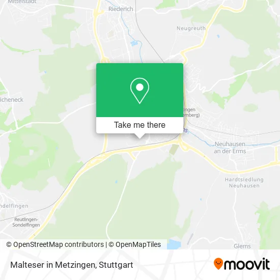 Карта Malteser in Metzingen
