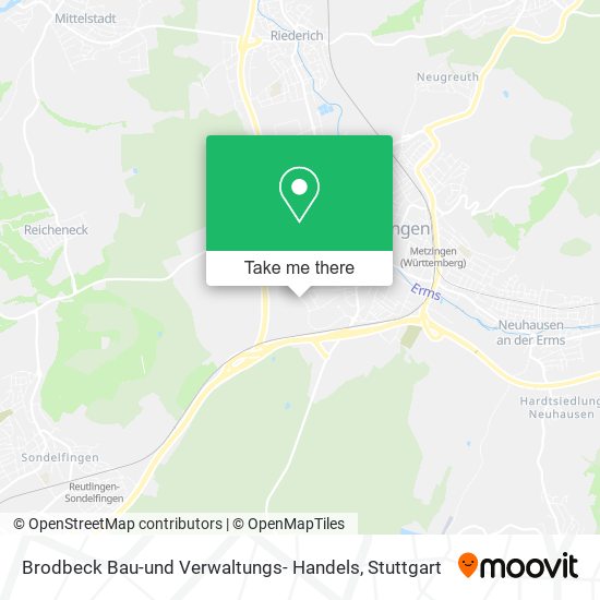 Brodbeck Bau-und Verwaltungs- Handels map