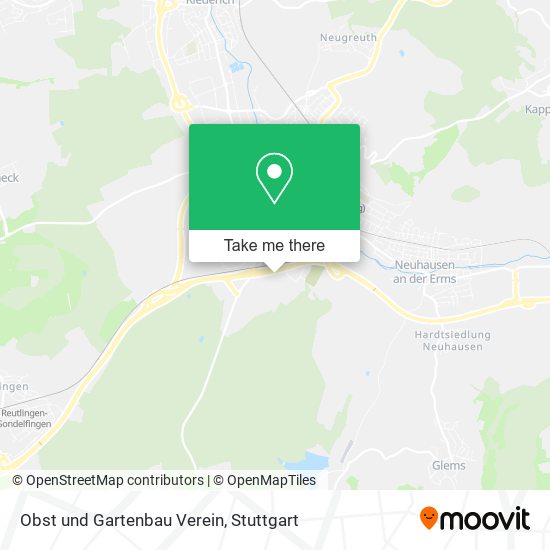 Obst und Gartenbau Verein map