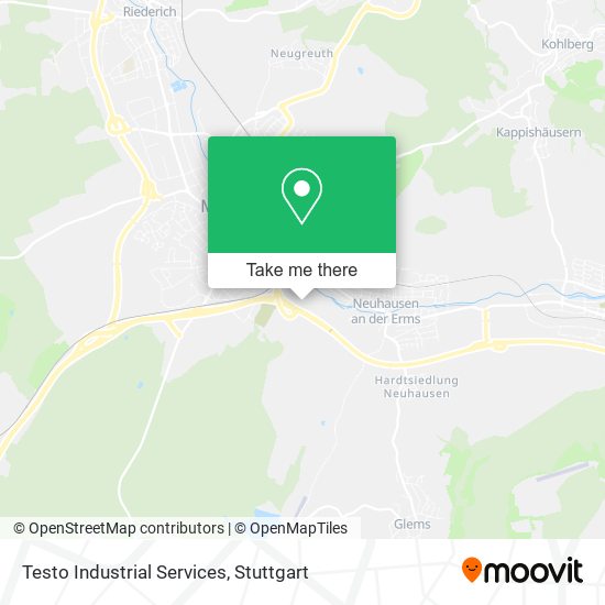 Testo Industrial Services map