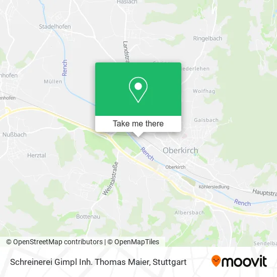 Карта Schreinerei Gimpl Inh. Thomas Maier