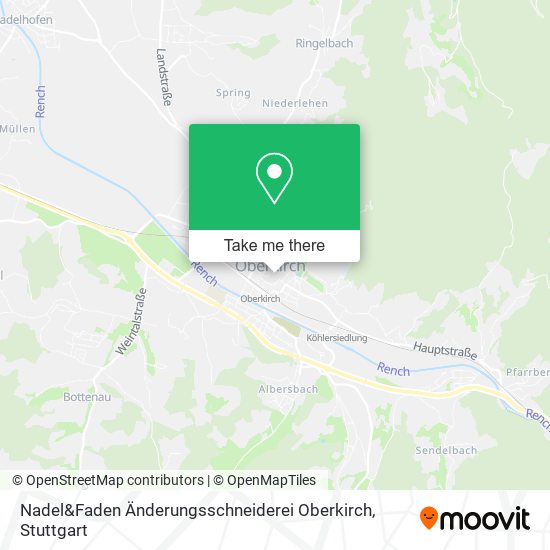 Nadel&Faden Änderungsschneiderei Oberkirch map