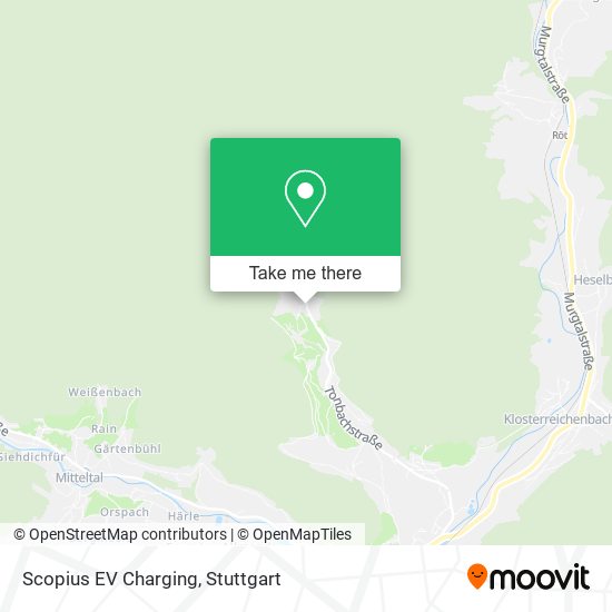 Scopius EV Charging map