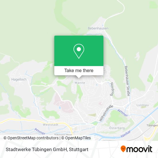 Stadtwerke Tübingen GmbH map