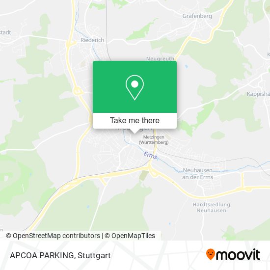 APCOA PARKING map