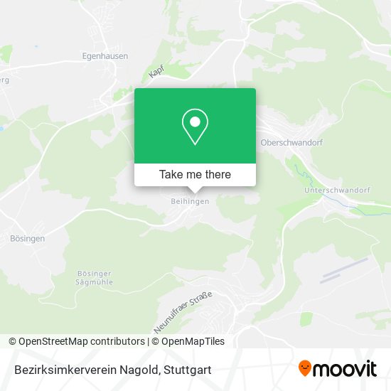 Bezirksimkerverein Nagold map