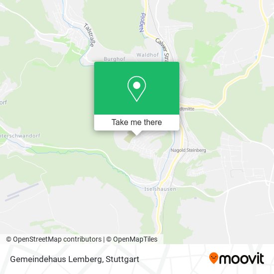 Gemeindehaus Lemberg map