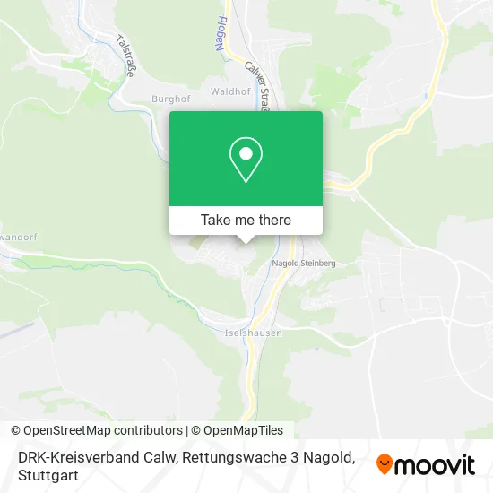 Карта DRK-Kreisverband Calw, Rettungswache 3 Nagold