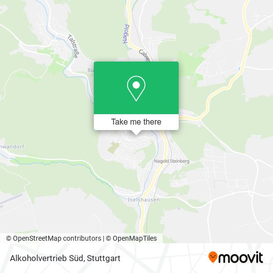 Alkoholvertrieb Süd map