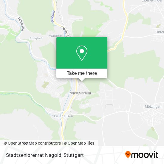 Stadtseniorenrat Nagold map