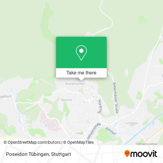 Poseidon Tübingen map