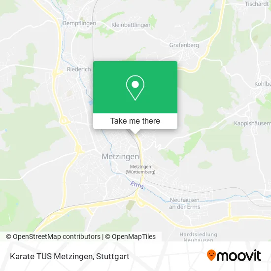 Карта Karate TUS Metzingen