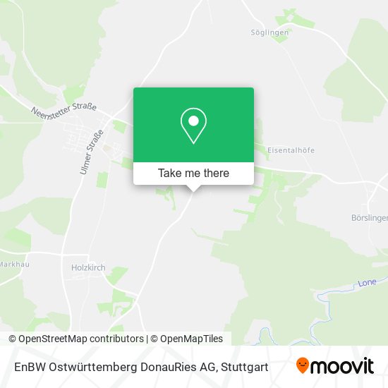 EnBW Ostwürttemberg DonauRies AG map