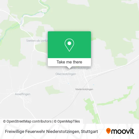 Карта Freiwillige Feuerwehr Niederstotzingen