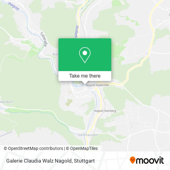 Galerie Claudia Walz Nagold map