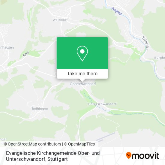 Evangelische Kirchengemeinde Ober- und Unterschwandorf map