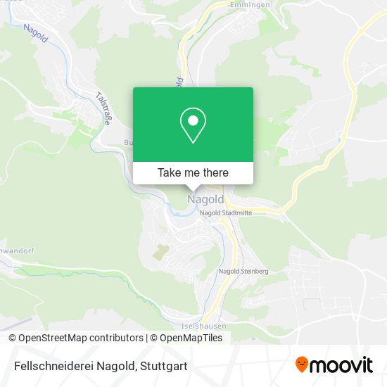 Fellschneiderei Nagold map