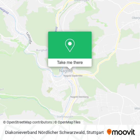 Diakonieverband Nördlicher Schwarzwald map