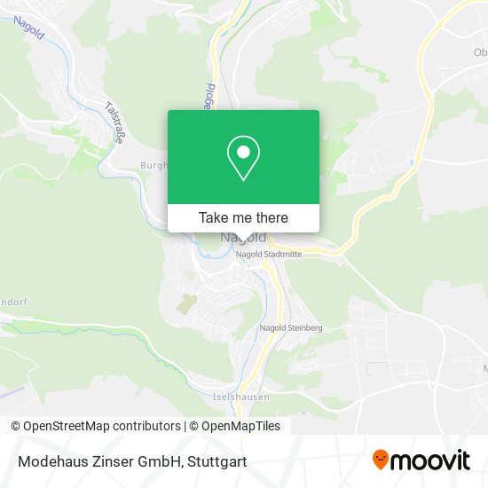 Modehaus Zinser GmbH map