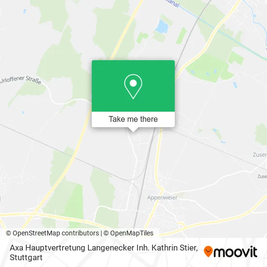 Карта Axa Hauptvertretung Langenecker Inh. Kathrin Stier