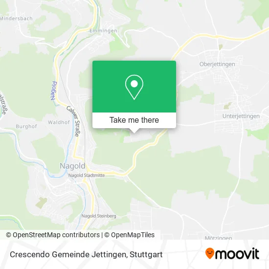 Карта Crescendo Gemeinde Jettingen