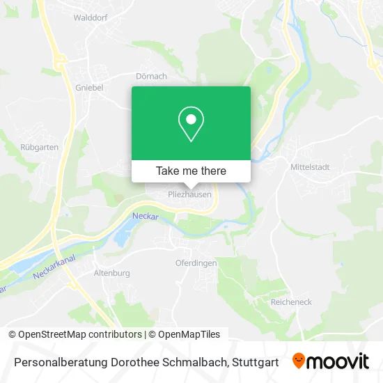 Карта Personalberatung Dorothee Schmalbach