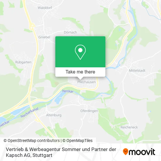 Карта Vertrieb & Werbeagentur Sommer und Partner der Kapsch AG