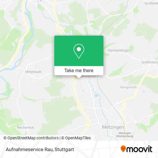 Карта Aufnahmeservice Rau