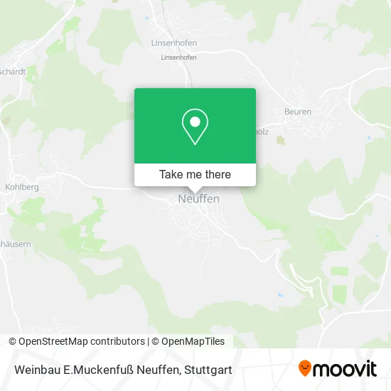 Карта Weinbau E.Muckenfuß Neuffen
