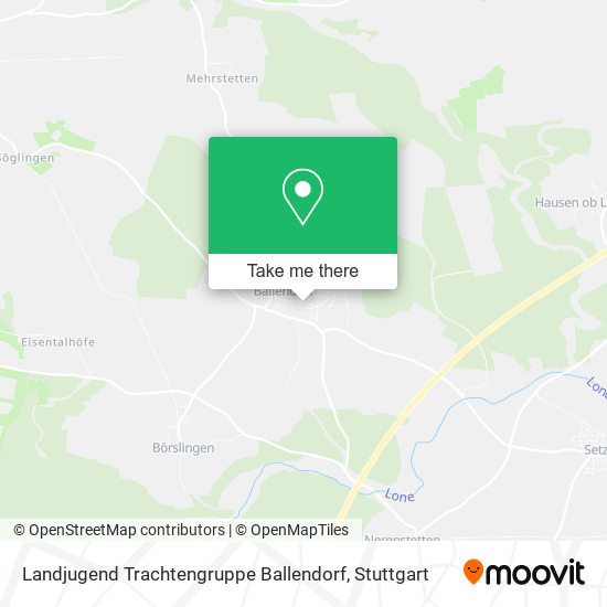 Landjugend Trachtengruppe Ballendorf map