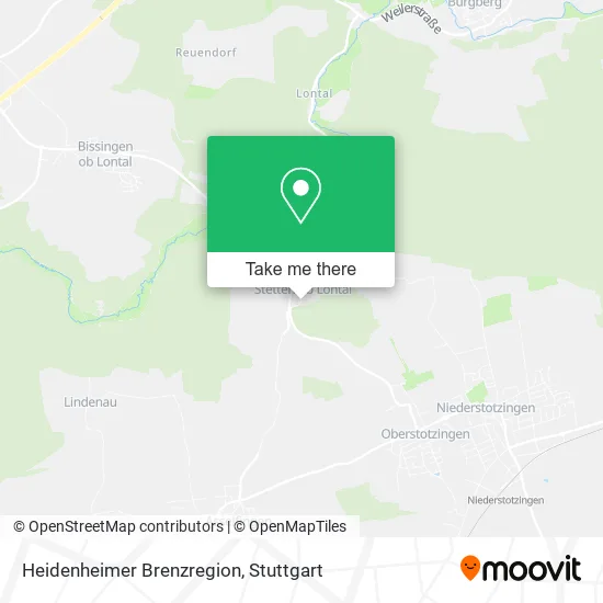 Карта Heidenheimer Brenzregion