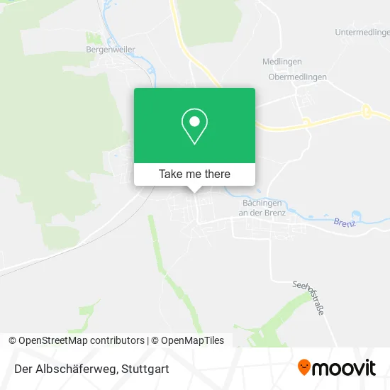 Карта Der Albschäferweg