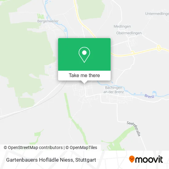Карта Gartenbauers Hoflädle Niess