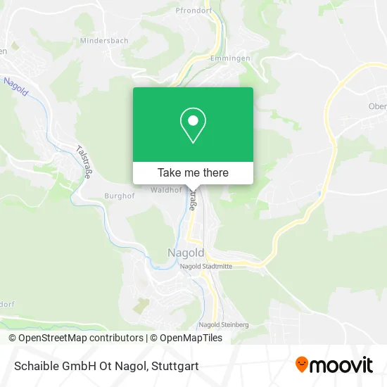 Карта Schaible GmbH Ot Nagol