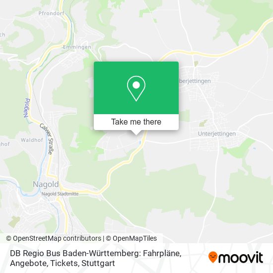 DB Regio Bus Baden-Württemberg: Fahrpläne, Angebote, Tickets map