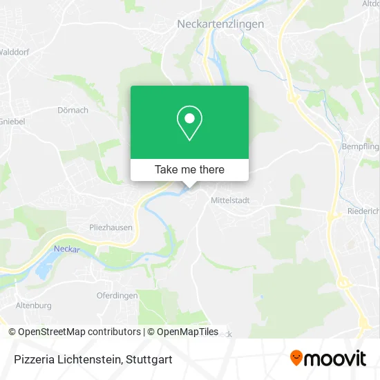 Карта Pizzeria Lichtenstein