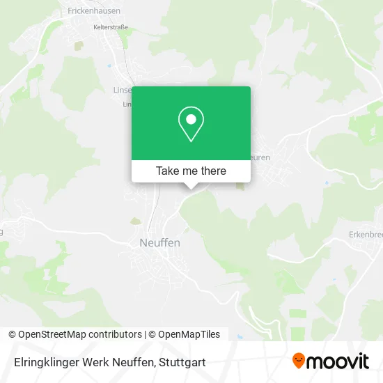 Карта Elringklinger Werk Neuffen