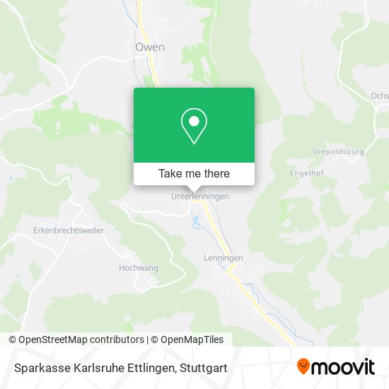 Sparkasse Karlsruhe Ettlingen map