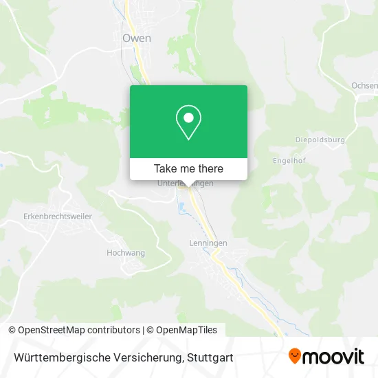 Карта Württembergische Versicherung