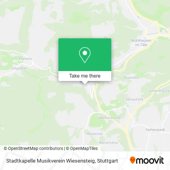 Карта Stadtkapelle Musikverein Wiesensteig