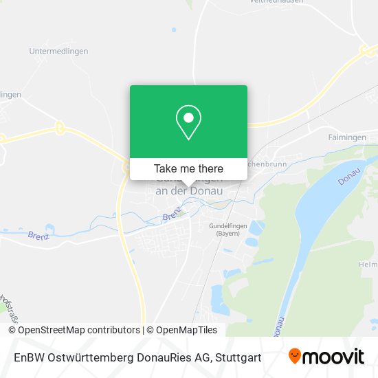 EnBW Ostwürttemberg DonauRies AG map