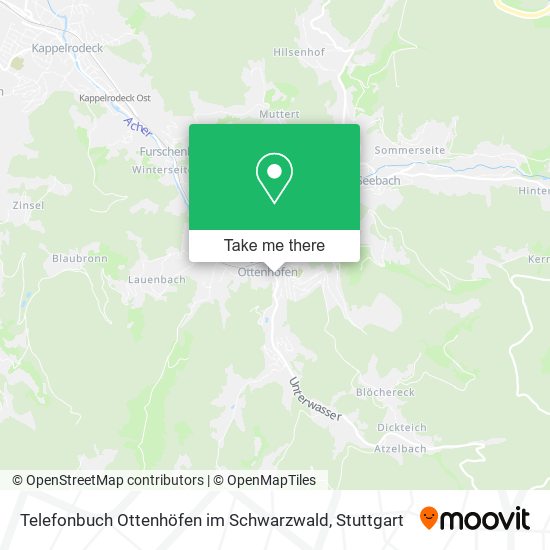 Telefonbuch Ottenhöfen im Schwarzwald map