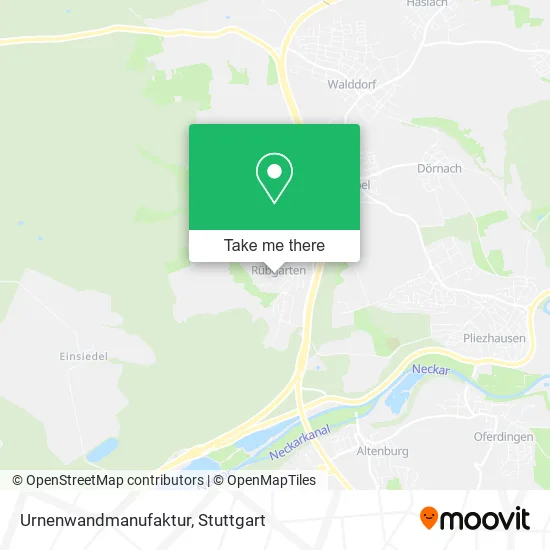 Карта Urnenwandmanufaktur