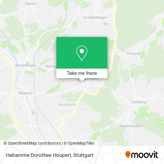 Hebamme Dorothee Houpert map