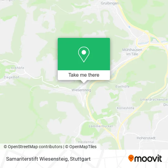 Карта Samariterstift Wiesensteig