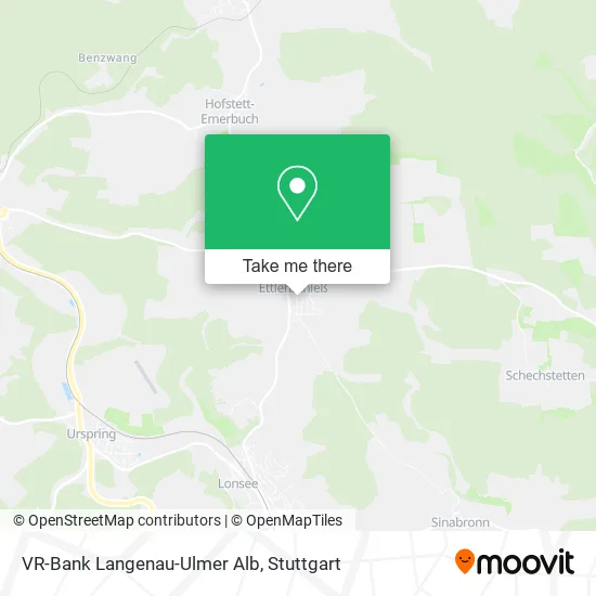 Карта VR-Bank Langenau-Ulmer Alb