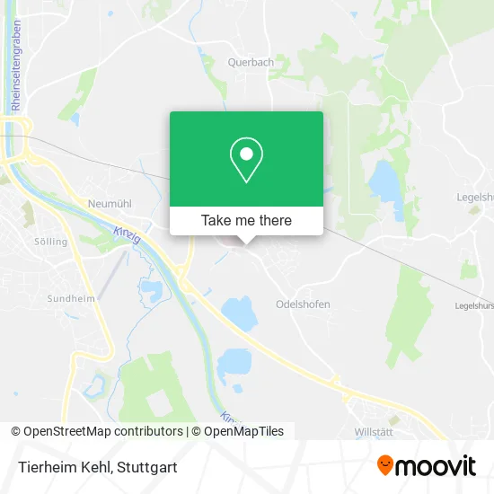 Карта Tierheim Kehl