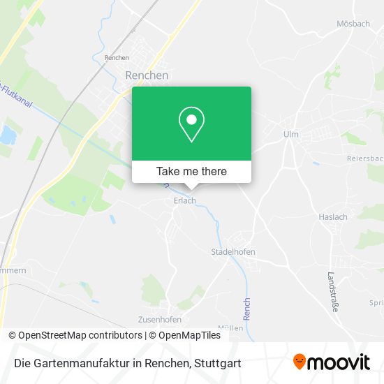 Die Gartenmanufaktur in Renchen map