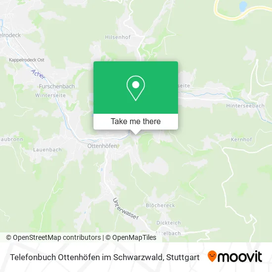 Карта Telefonbuch Ottenhöfen im Schwarzwald