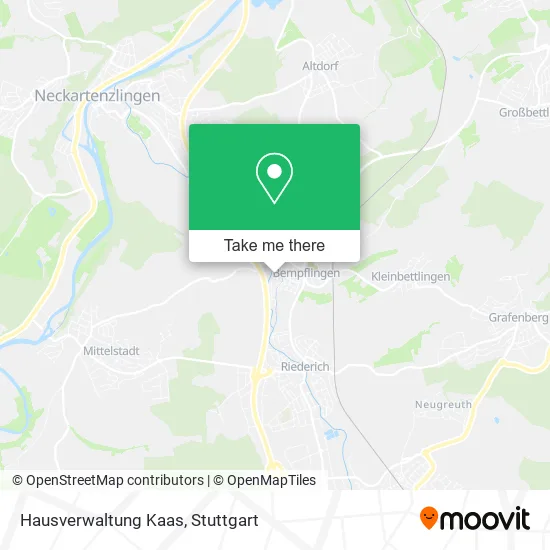 Карта Hausverwaltung Kaas